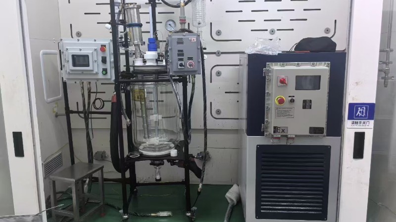 带超声波的反应釜在客户现场